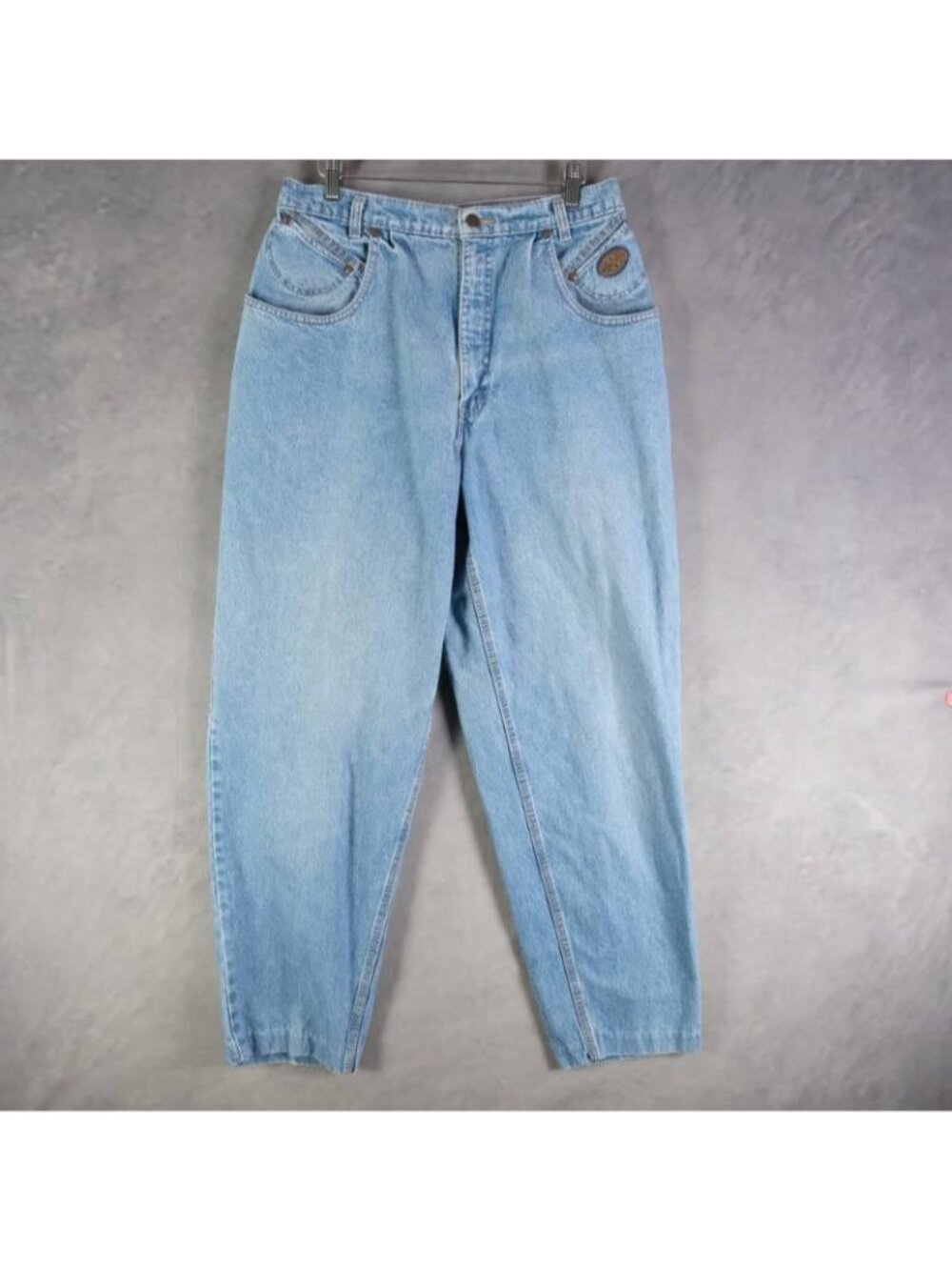Levis Jeans Womens 30 Blue Riders Light Wash 900 Series Tapered High Rise